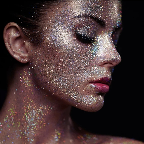 🌟 Medusa Makeup Silver Glitter Gel Pot NWT - Picture 4 of 7